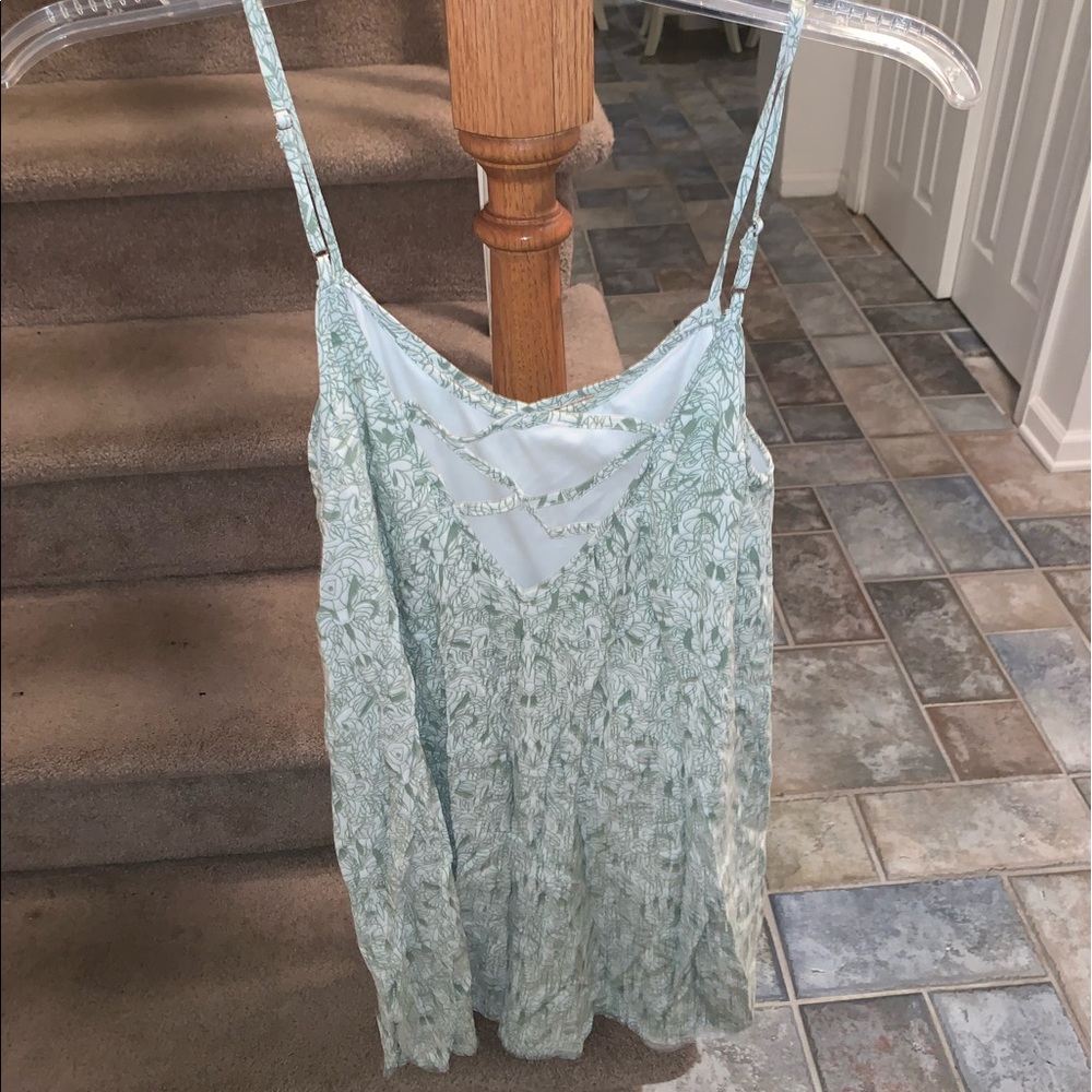 Spaghetti strap Flowy Patterned Dress - Picture 3 of 5